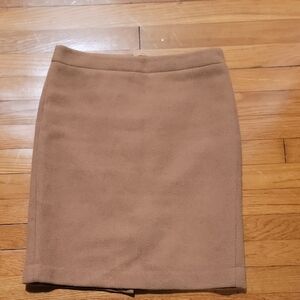 J. Crew Classic Brown Pencil Skirt